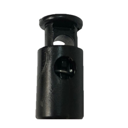 Bainbridge International A105 Plastic Black Barrel Lock for 1/4" Cord | Blackburn Marine Sailboat Hardware